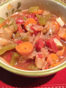 Easy Everyday Vegetable Soup – Slow Cooker/Crock Pot