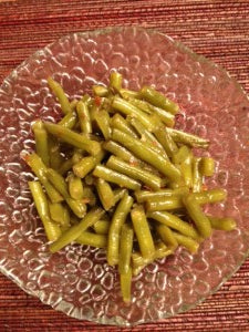 Lemon Green Beans with Garlic -- Crock Pot/Slow Cooker